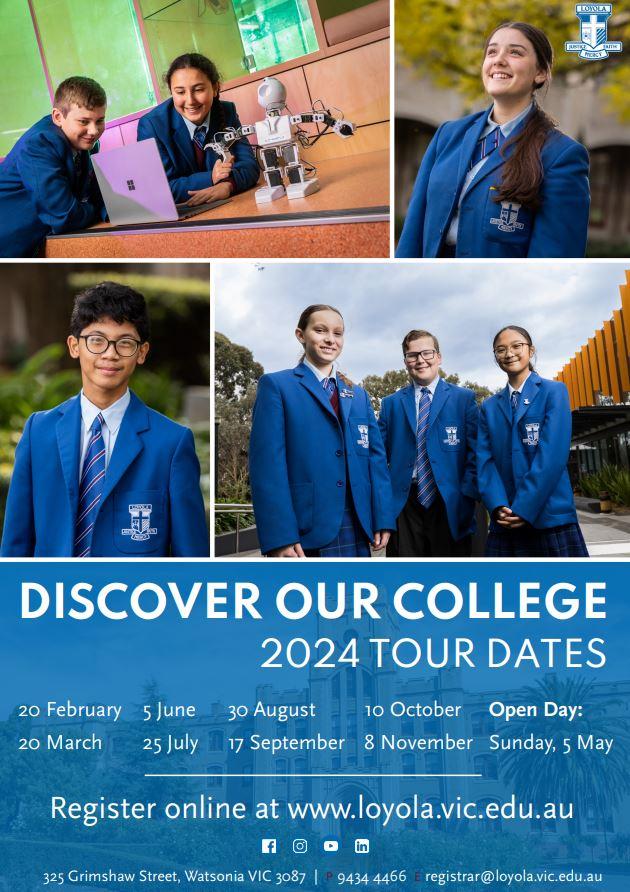 2024 Loyola College Tour Dates