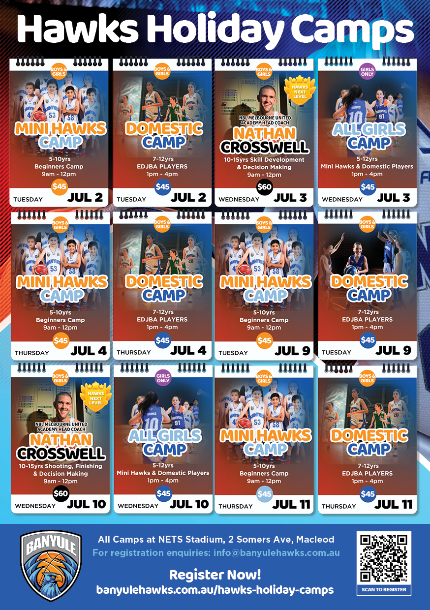 Ignatian 2024: Edition #10 Community News Banyule Hawks Holiday Camp Dates Semester 1 2024