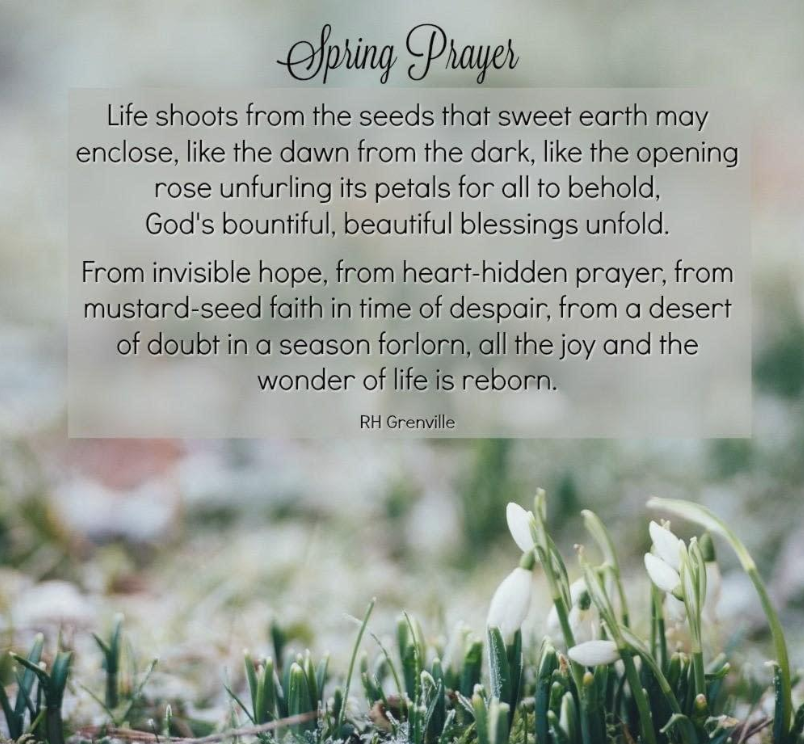 Spring Prayer